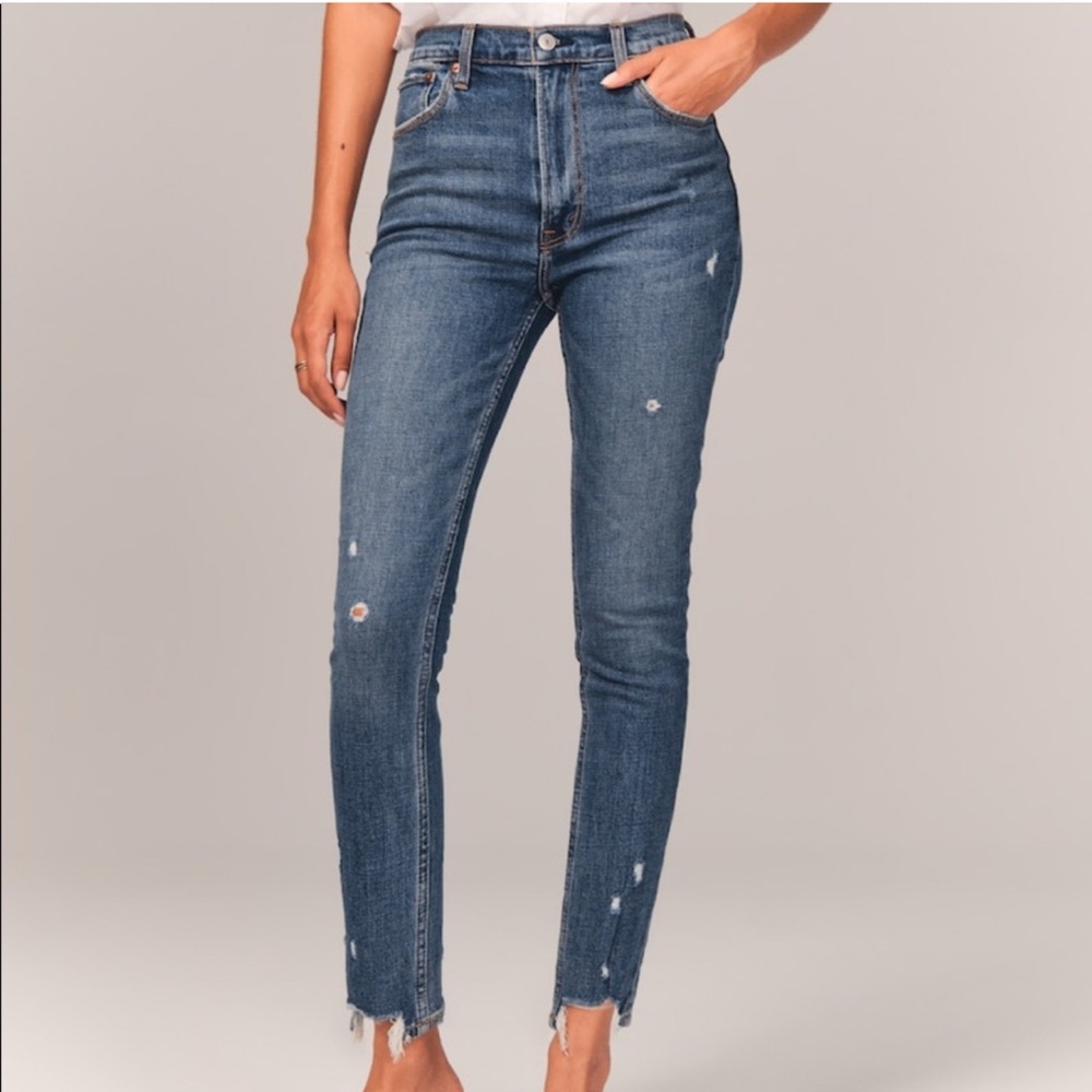 Abercrombie High Rise Skinny Jeans